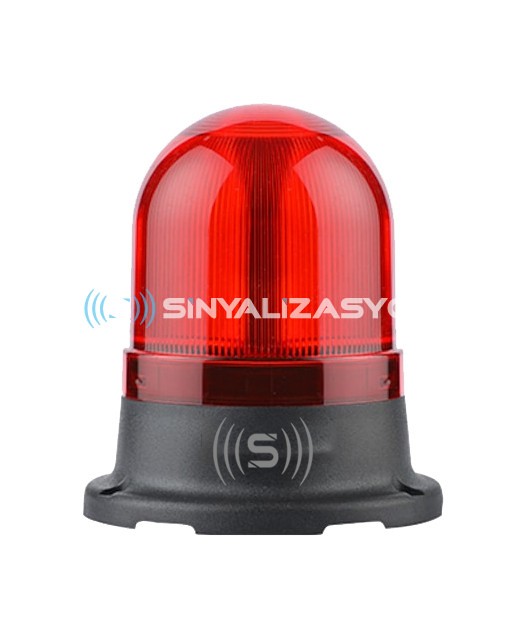 WARNING LAMP WITH SOLAR ENERGY FLASHER