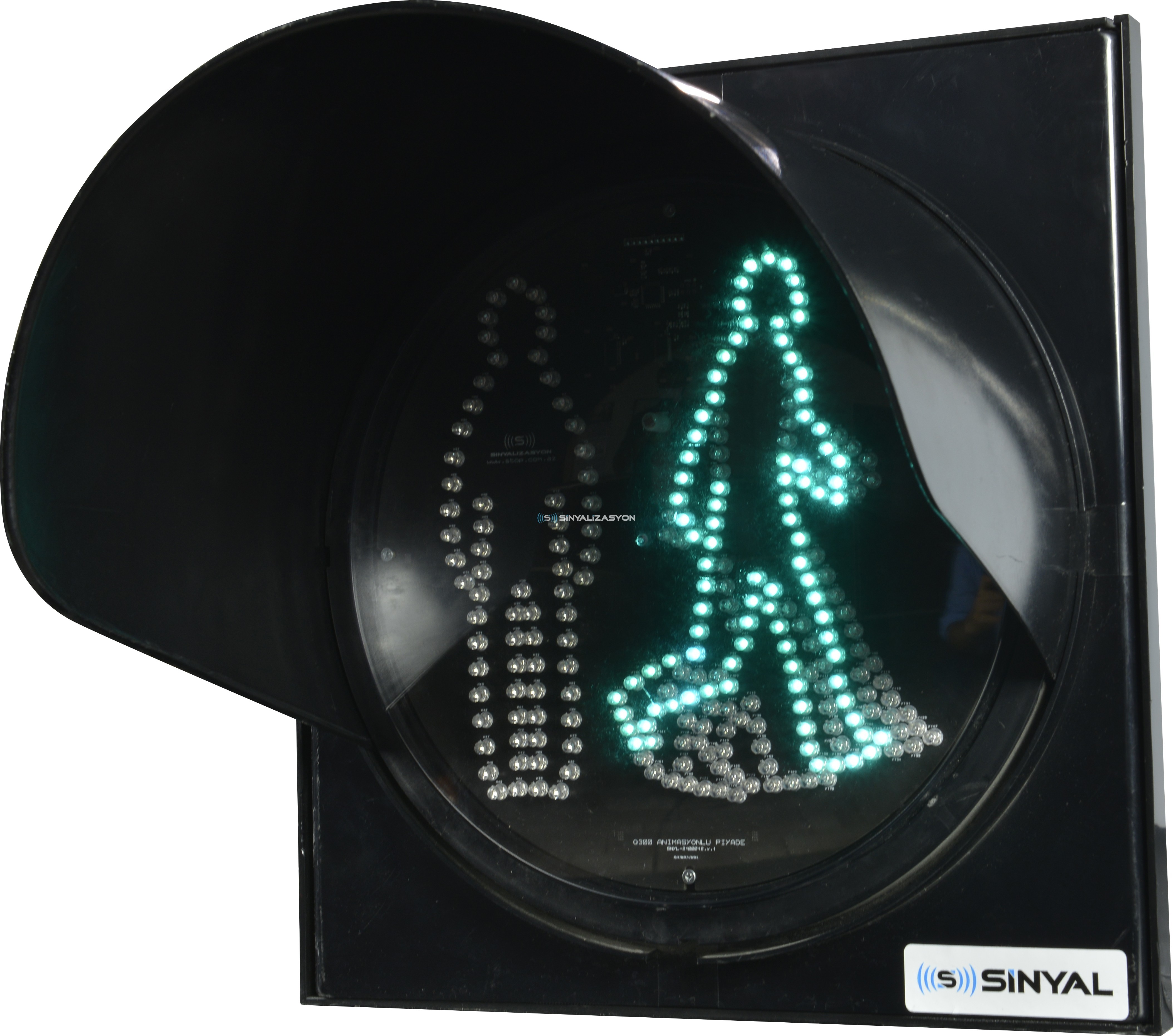 Sarix™ Q300 ANIMATED PEDESTRIAN SIGNAL HEAD WITH 5MM LEDS